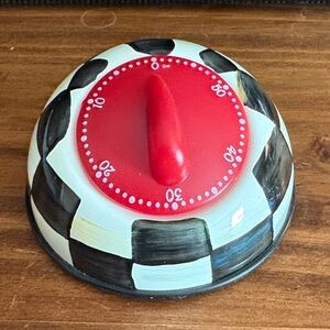 Red and Black Kitchen Timer